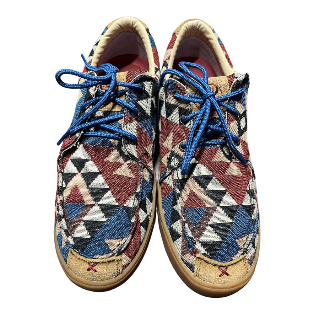 Twisted X Men's Hooey Loper shoes Sneakers Aztec Graphic Lace Up 11 Washable
